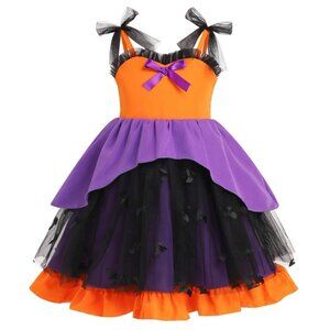 Baby Girl Halloween Boutique Dress Bat Girl 12-18 Months NWT